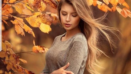 Девушка осень