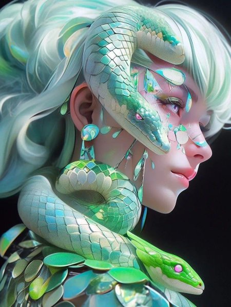 Девушка змей