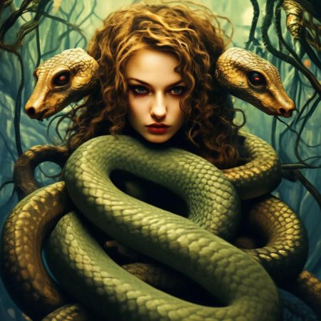 Девушка змей