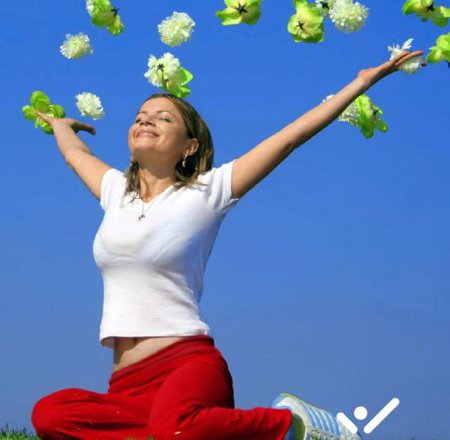 Здоровая женщина