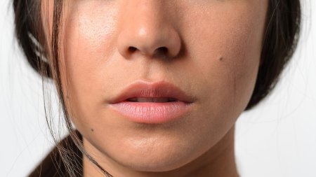 Лицо девушки крупным планом