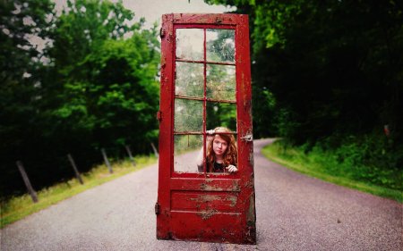 Фотосессия у двери