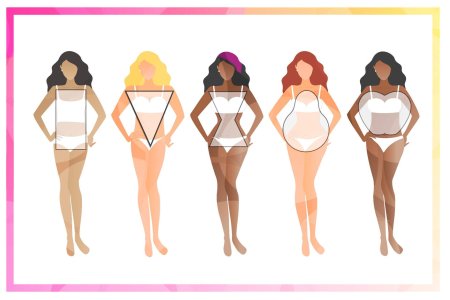 Тип фигур у девушек