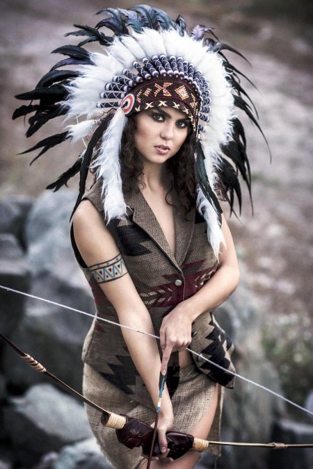 Красивые индейские девушки северной америки