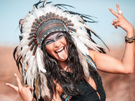 Индеец девушка