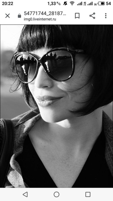 Брюнетка каре