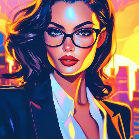 Девушка в очках