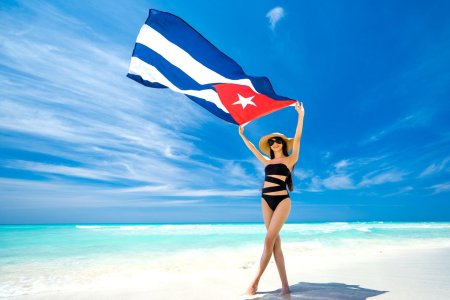 Куба девушки на пляже