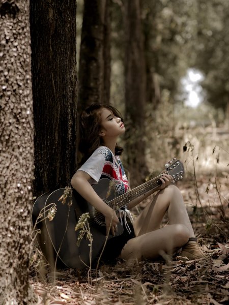 Фотосессия с гитарой