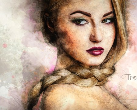 Арт блондинка