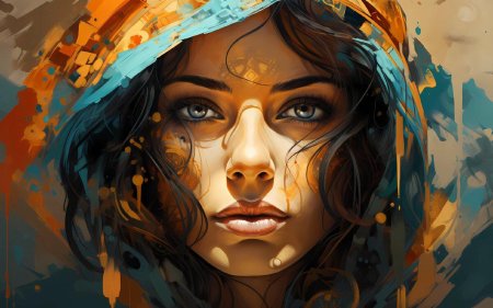 Ии девушка арт