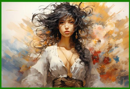 Живопись женщины