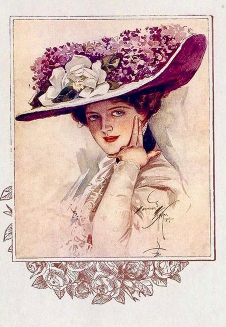 Харрисон фишер винтаж леди