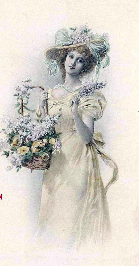 Открытка винтажная