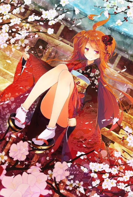 Аниме девушка красивая