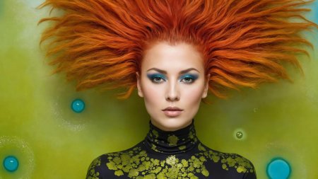 Оранжевый волосы