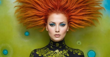 Оранжевый волосы