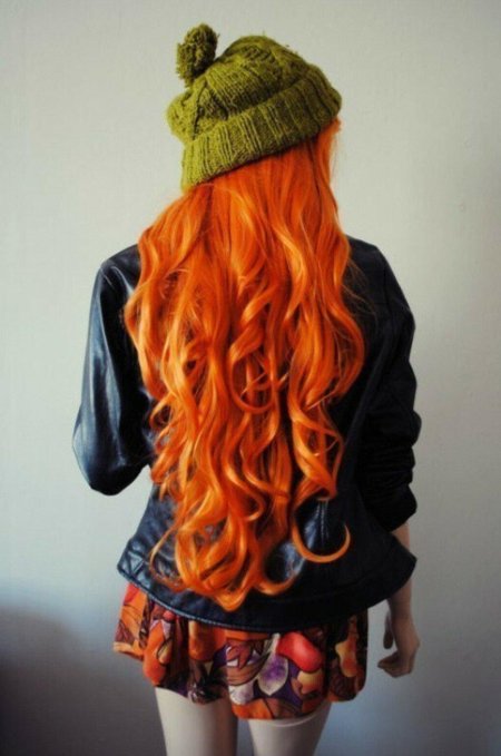 Рыжие цвета волос