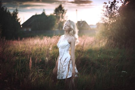 Девушка природа