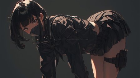 Красивая аниме девушка