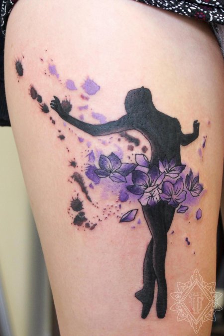 Тату балерина