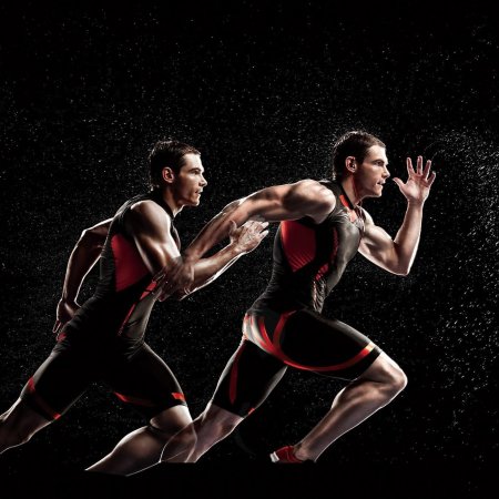 Спортсмены в движении