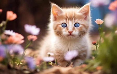 Котята рыжие