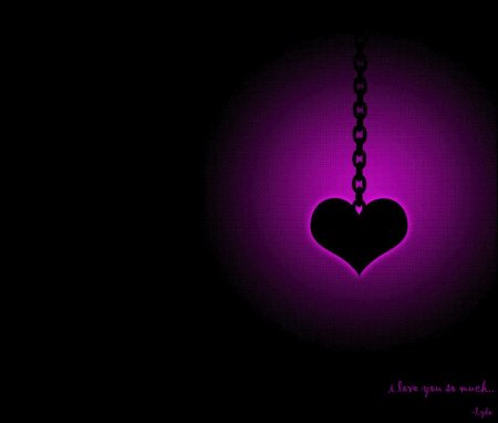 Фиолетовое сердце