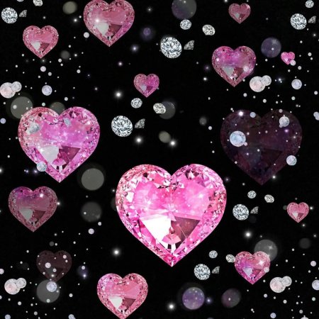 Сердечки красивые