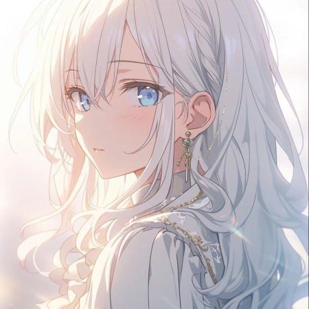 Аниме девушка красивая