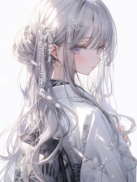 Милая аниме девушка