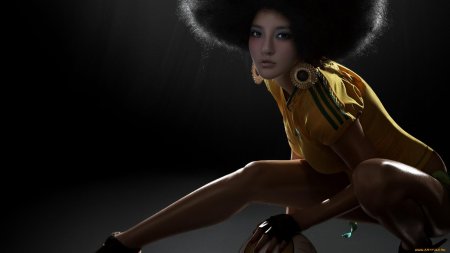 Красивая футболистка