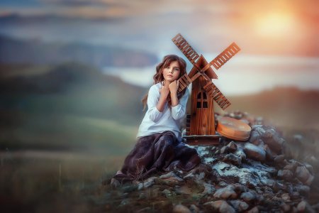 Фотосессия возле мельницы