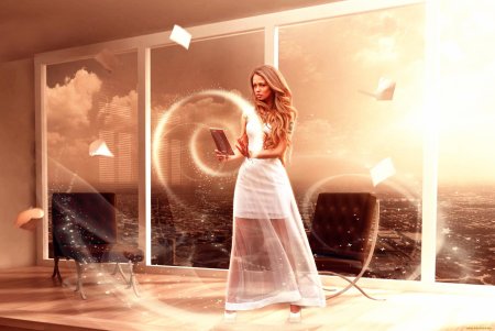 Девушка волшебство