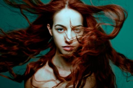 Рыжие модели