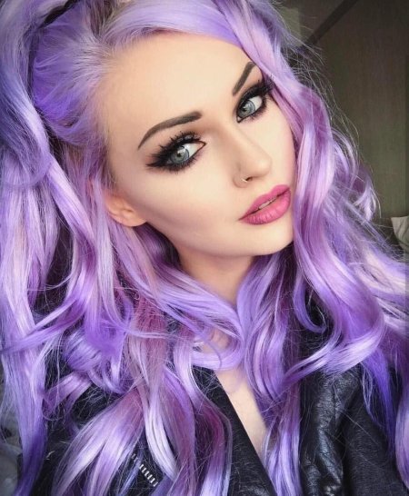 Оливия обрайн с фиолетовыми волосами