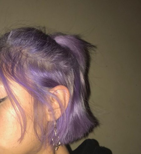 Светло фиолетовые волосы