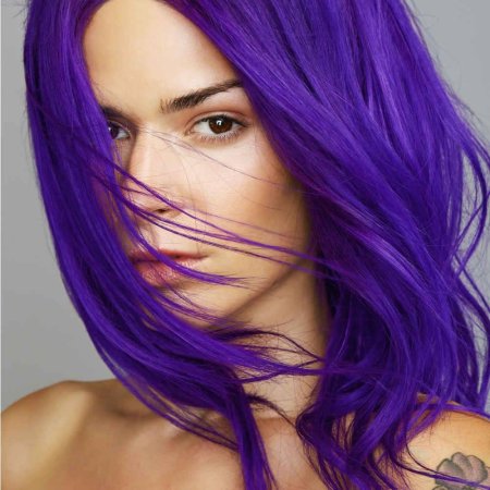 Фиолетовый цвет волос