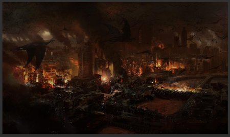 Город в огне