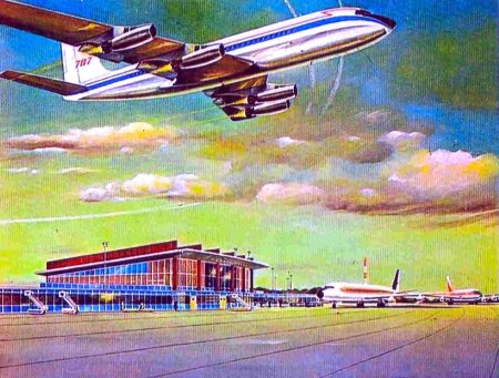 Аэропорт живопись