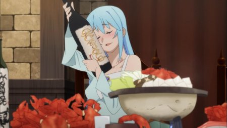 Аква с бутылкой коносуба