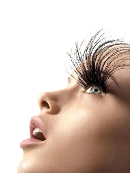 Огромные ресницы