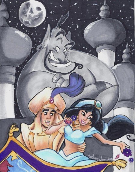 Алладин иллюстрации