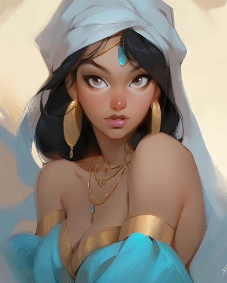Принцесса жасмин арт