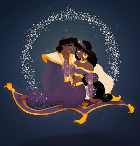 Дисней принцессы жасмин и алладин