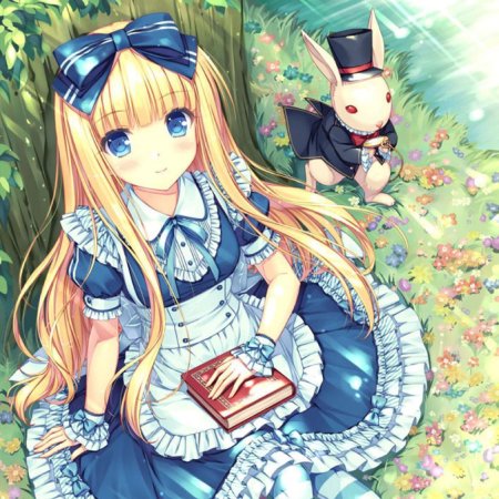 Алиса в стране чудес аниме