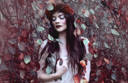 Осенние фотосессии девушек