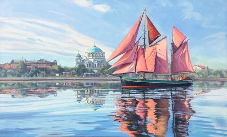 Грин алые паруса море корабль