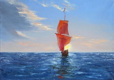 Картина алые паруса айвазовского