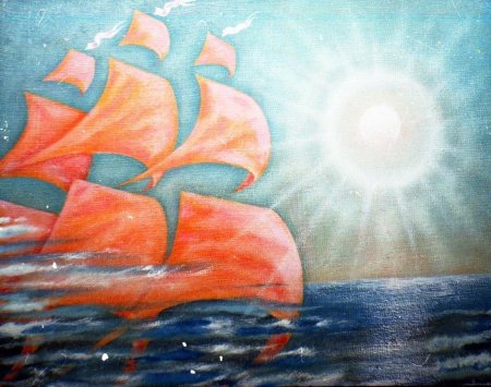 Алые паруса грин иллюстрации к произведению